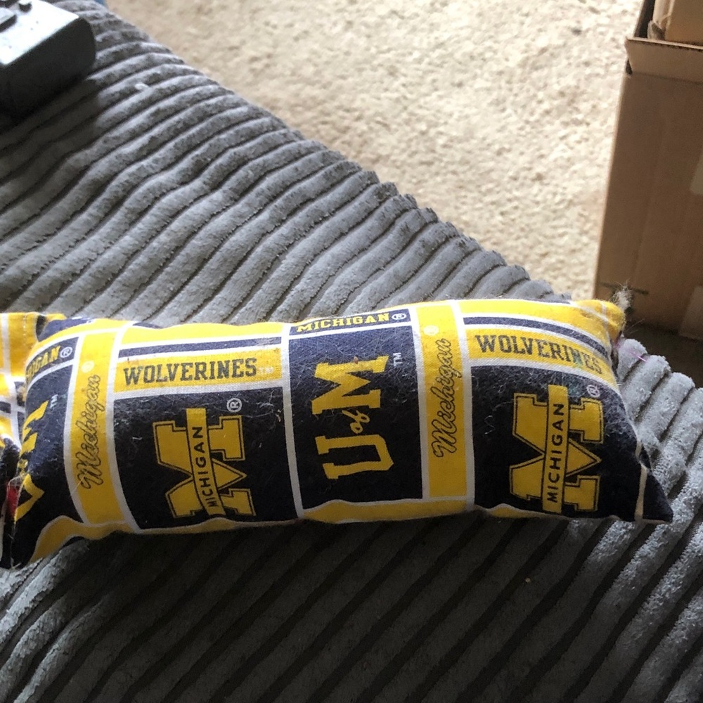 Yellow & Navy Throw  cat toys - Team Logo Home Accent